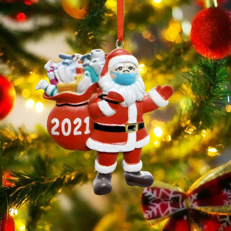 Christmas Decorations 2# Santa Claus Wearing A Face Mask 2021 Hanging Ornaments Tree Decor Xmas Natal Decoration
Christmas Decorations 2# Santa Claus Wearing A Face Mask 2021 Hanging Ornaments Tree Decor Xmas Natal Decoration