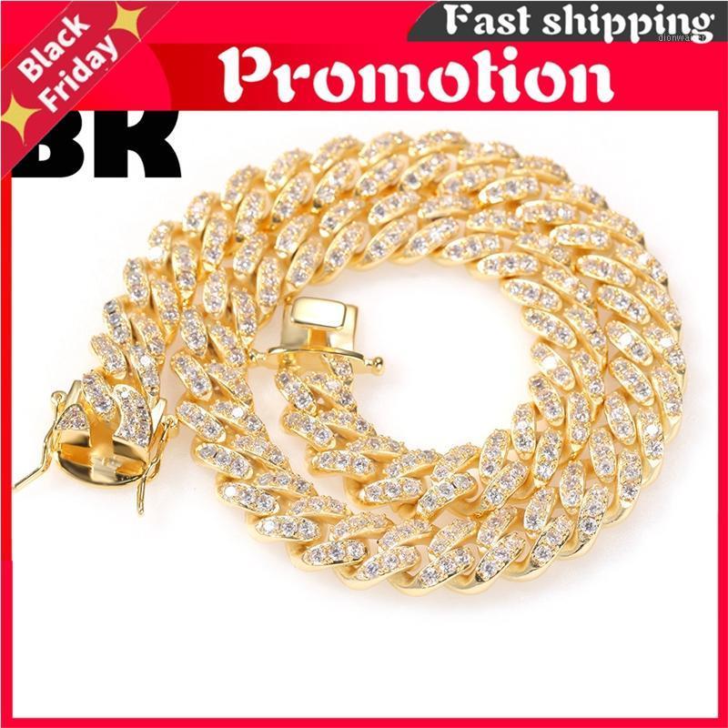 Chains 12mm Encryption Micro Pave Iced Cz Cuban Link Necklaces Gold Luxury Bling Jewelry Fashion Hiphop
Chains 12mm Encryption Micro Pave Iced Cz Cuban Link Necklaces Gold Luxury Bling Jewelry Fashion Hiphop