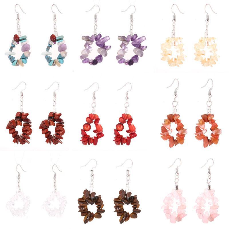 Dangle & Chandelier Irregular Natural Crystal Stone Handmade Punk Beaded Earrings Party Club Decor Energy Jewelry For Women Girl, Silver
Dangle & Chandelier Irregular Natural Crystal Stone Handmade Punk Beaded Earrings Party Club Decor Energy Jewelry For Women Girl, Silver