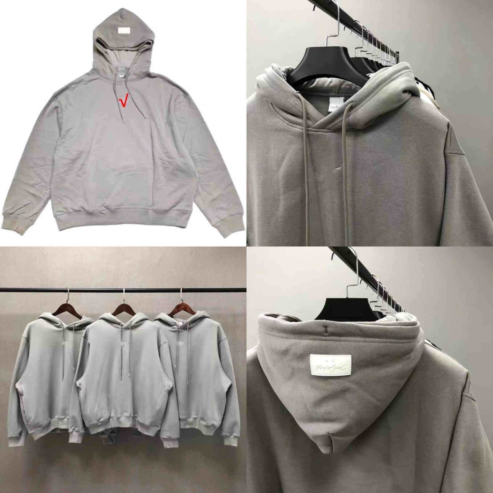 New Luxury Fear Designers Hoodie High quality correct Edition Limited double hat of Essentials FOG Hoodies God co branded hook Plush song Qian same sweater, God grey
New Luxury Fear Designers Hoodie High quality correct Edition Limited double hat of Essentials FOG Hoodies God co branded hook Plush song Qian same sweater, God grey