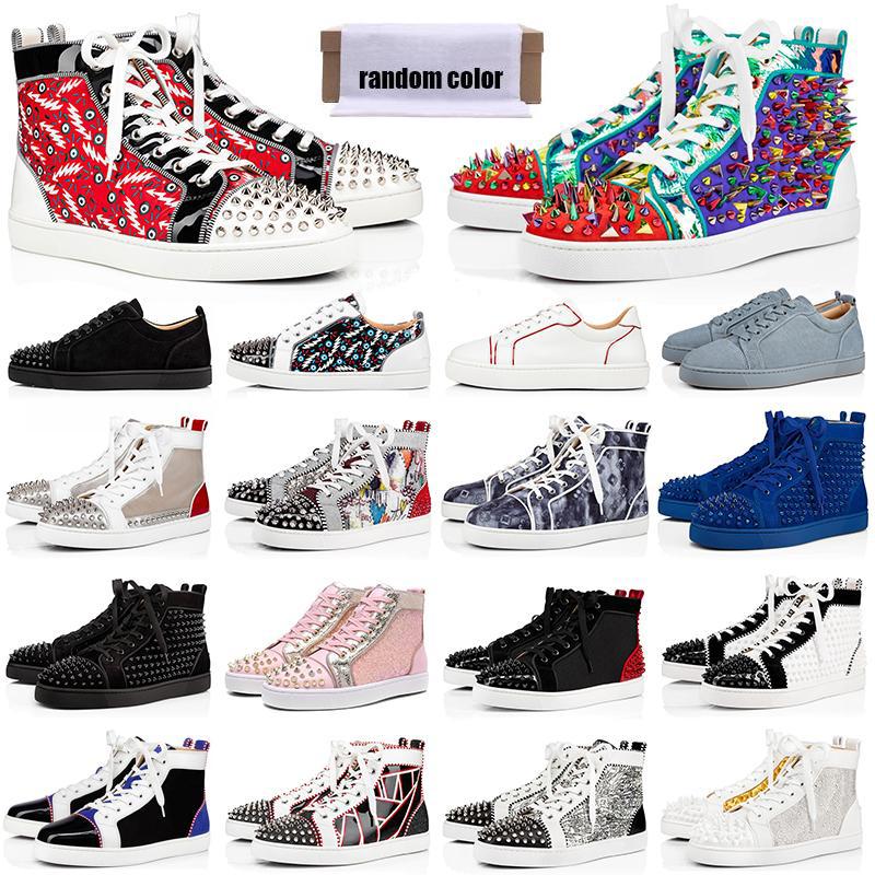 With BOX Red Bottoms Men Women Shoes Studded Spikes Loafers Sneakers Suede Leather Flats Mens Trainers Casual Shoe Jogging New Topshop999, Black leather spikes
With BOX Red Bottoms Men Women Shoes Studded Spikes Loafers Sneakers Suede Leather Flats Mens Trainers Casual Shoe Jogging New Topshop999, Black leather spikes