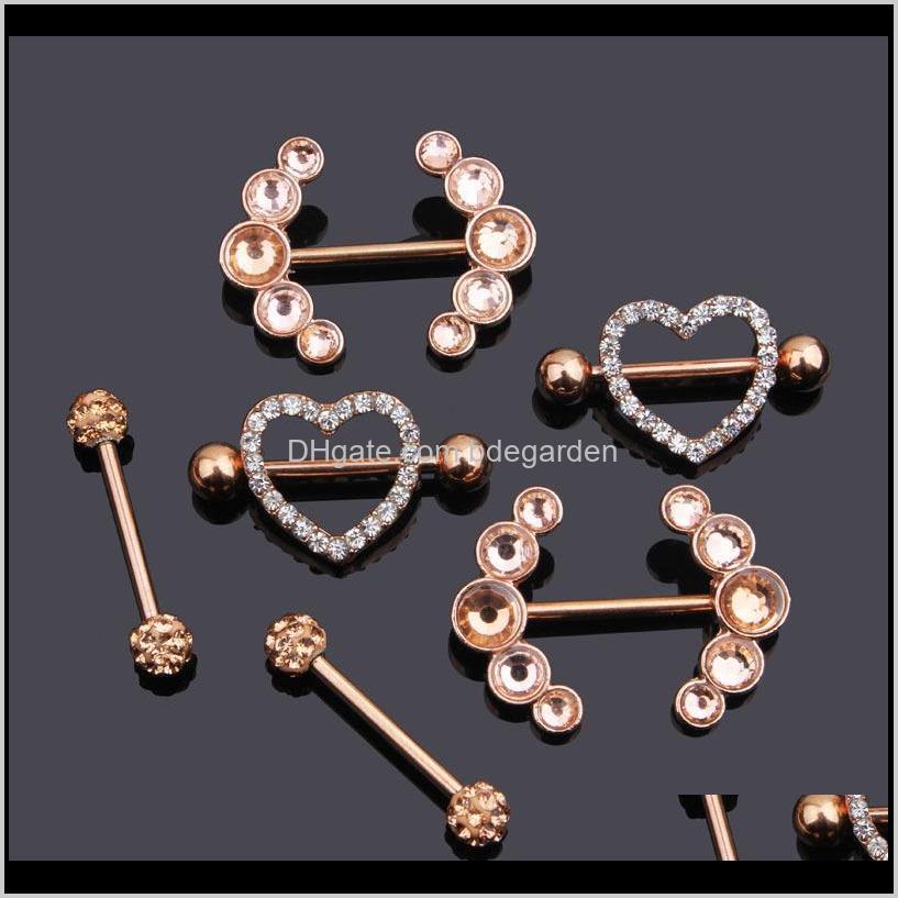 Wholesale 10Pcslot Zircon Nipple Ring Fashion Crystal Puncture Breast Tacks Rings Nail Body Piercing Jewelry 14G Yofea Bcoln
Wholesale 10Pcslot Zircon Nipple Ring Fashion Crystal Puncture Breast Tacks Rings Nail Body Piercing Jewelry 14G Yofea Bcoln