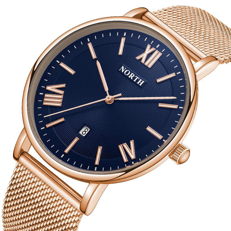 Wristwatches Men Watches NORTH Fashion Ultra Thin Business Quartz Mesh Belt Sport Waterproof Watch Relogio Masculino, Silver silver black
Wristwatches Men Watches NORTH Fashion Ultra Thin Business Quartz Mesh Belt Sport Waterproof Watch Relogio Masculino, Silver silver black