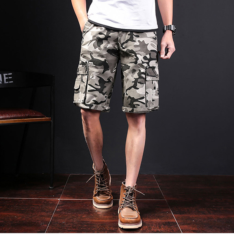 fashion shorts 2021 summer casual tooling men's large loose camouflage capris, White;black
fashion shorts 2021 summer casual tooling men's large loose camouflage capris, White;black