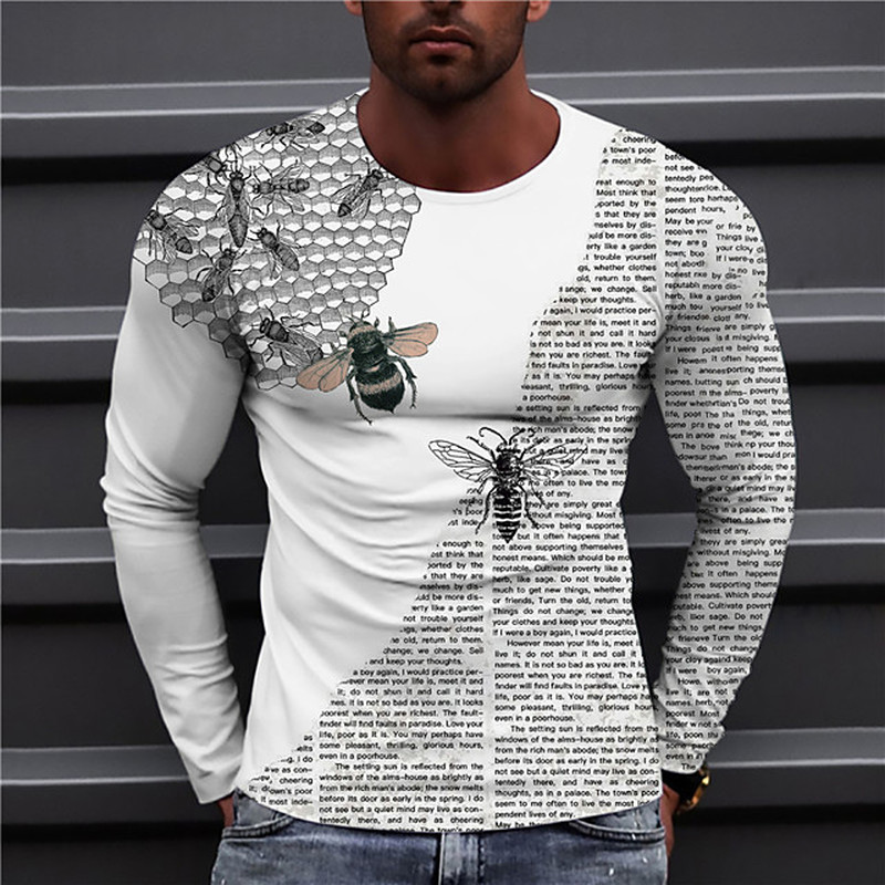 newspaper Mens 3D Print T-shirt Visual Impact Party Top Streetwear Round Neck High Quality Long Sleeves Graphic Optical Illusion Plus Size Print Daily Tops, White
newspaper Mens 3D Print T-shirt Visual Impact Party Top Streetwear Round Neck High Quality Long Sleeves Graphic Optical Illusion Plus Size Print Daily Tops, White