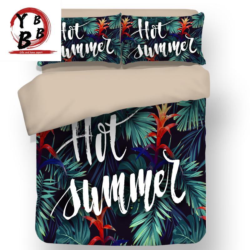 Bedding Sets 3D Leaf Duvet Cover Set Romantic Holiday Island Hawaiian Banana Trees Watercolored Image Dark Green And Forest, Style10
Bedding Sets 3D Leaf Duvet Cover Set Romantic Holiday Island Hawaiian Banana Trees Watercolored Image Dark Green And Forest, Style10