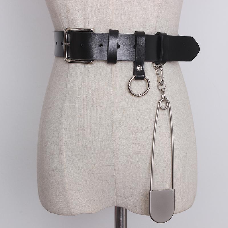 Belts Women's Runway Fashion Genuine Leather Big Pin Cummerbunds Female Dress Corsets Waistband Decoration Wide Belt TB1999, Black
Belts Women's Runway Fashion Genuine Leather Big Pin Cummerbunds Female Dress Corsets Waistband Decoration Wide Belt TB1999, Black