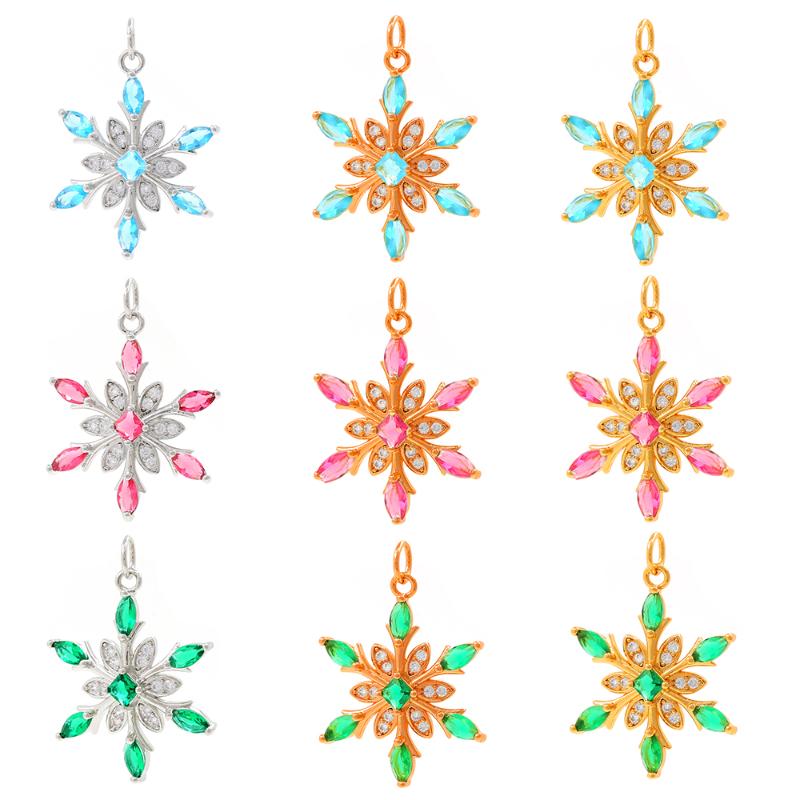 Pendant Necklaces Romantic Frozen Snowflake Lady Package Color Gold Inlaid Zircon Baroque Diy Necklace
Pendant Necklaces Romantic Frozen Snowflake Lady Package Color Gold Inlaid Zircon Baroque Diy Necklace