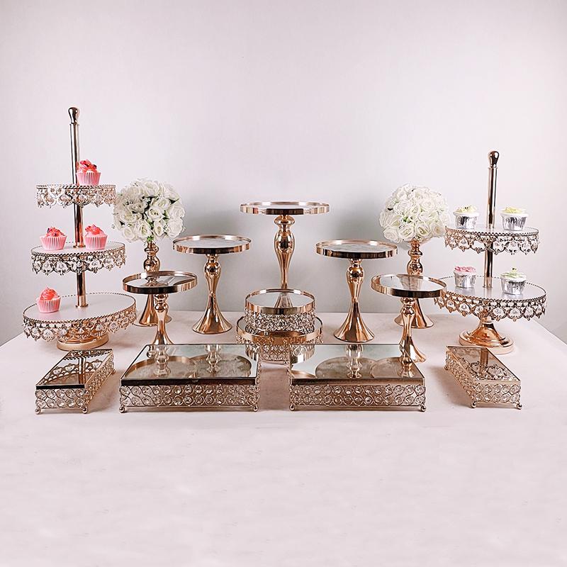 Other Bakeware 3pcs -17pcs Cake Stand Set Gold Mirror Cupcake Plate Fruit Afternoon Tea
Other Bakeware 3pcs -17pcs Cake Stand Set Gold Mirror Cupcake Plate Fruit Afternoon Tea