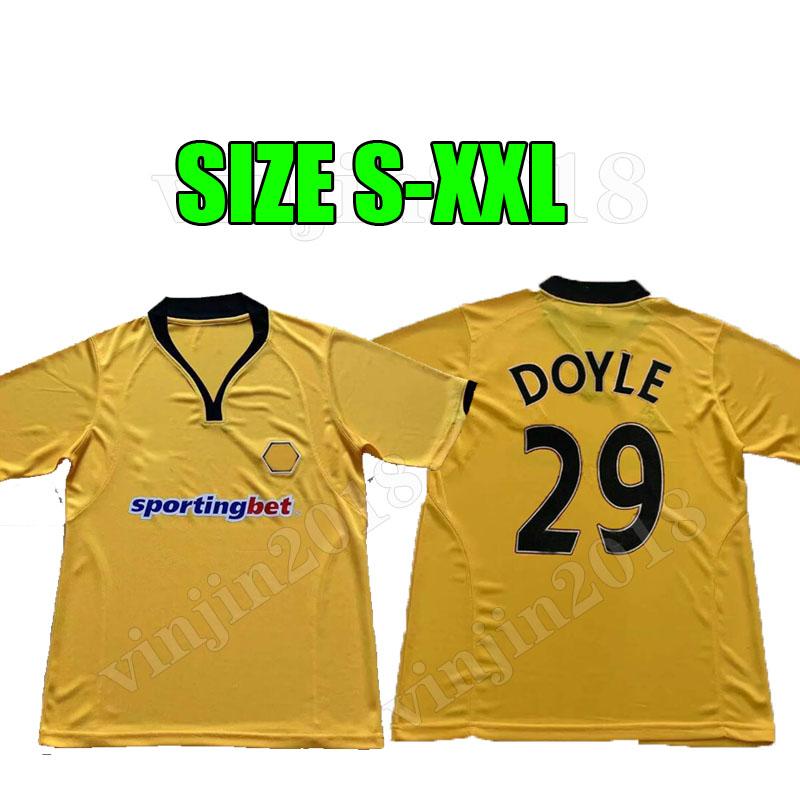 09 10 Wolves retro soccer jerseys 2009 2010 home Doyle Milijas Berra Henry Ebanks-Blake Kightly Vintage Classic football shirts thailand, Black;yellow
09 10 Wolves retro soccer jerseys 2009 2010 home Doyle Milijas Berra Henry Ebanks-Blake Kightly Vintage Classic football shirts thailand, Black;yellow
