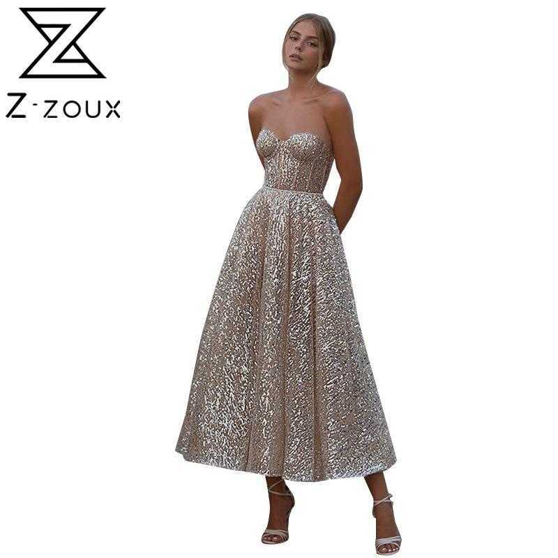 Women Dress Sequins Sleeveless Sexy Off Shoulder Mesh Prom es Plus Size Vintage Long Party 210524