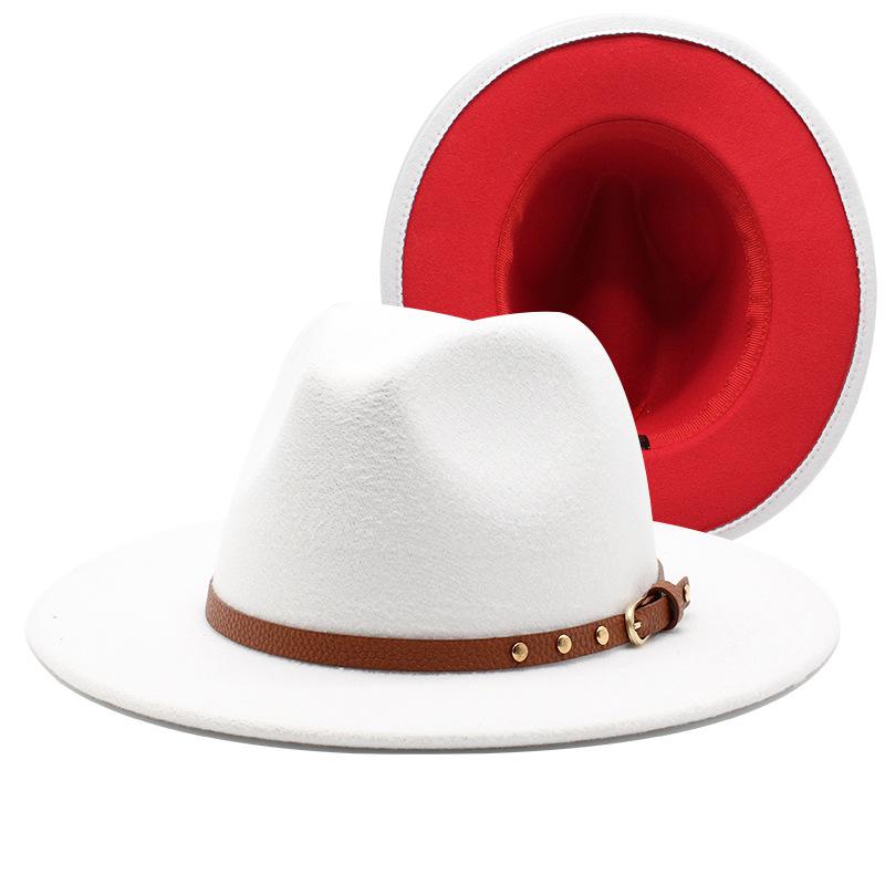 Wide Brim Hats Women's Hat Fedoras Men's Cap Autumn Winter Warm Panamawith Chain Designer Fashion 2021 Chapel Beach Wedding Picture Vintage, 20
Wide Brim Hats Women's Hat Fedoras Men's Cap Autumn Winter Warm Panamawith Chain Designer Fashion 2021 Chapel Beach Wedding Picture Vintage, 20