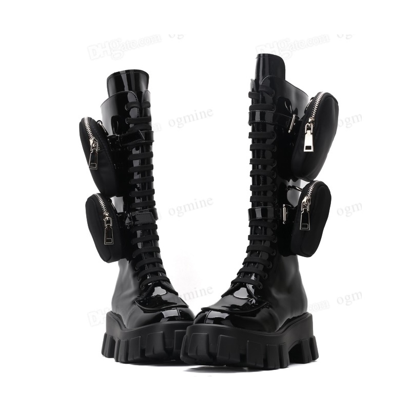 Designer Women Rois Patent bright or matte leather Boots choose Ankle Martin and Nylon Prad Prade Boot military inspired combat booties nylons bouch attached with bags, Hello
Designer Women Rois Patent bright or matte leather Boots choose Ankle Martin and Nylon Prad Prade Boot military inspired combat booties nylons bouch attached with bags, Hello