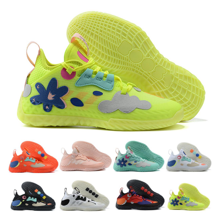 James Harden Vol. 5 Basketball Shoes Mens Classic Trainer Futurenatural Support Relentless Core Black Clear Mint Icey Pink Solar Red Weaving Sneaker, Cream
James Harden Vol. 5 Basketball Shoes Mens Classic Trainer Futurenatural Support Relentless Core Black Clear Mint Icey Pink Solar Red Weaving Sneaker, Cream