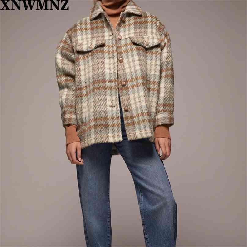 women Fashion check overshirt ladies Vintage Collared plaid coat with long sleeves Female streetwear elegant girls 210520, Multi
women Fashion check overshirt ladies Vintage Collared plaid coat with long sleeves Female streetwear elegant girls 210520, Multi
