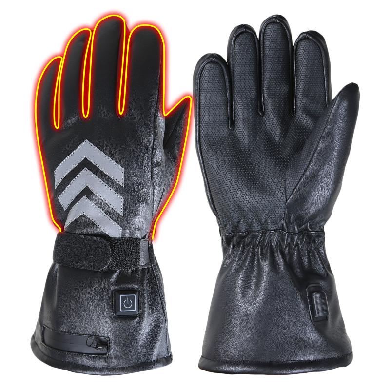 Sports Gloves 8.4V PU Leather Self Heated Motorcycle Warm Electric Heating Mitten With 3 Temp Setting For Climbing Skiing Riding, Black
Sports Gloves 8.4V PU Leather Self Heated Motorcycle Warm Electric Heating Mitten With 3 Temp Setting For Climbing Skiing Riding, Black