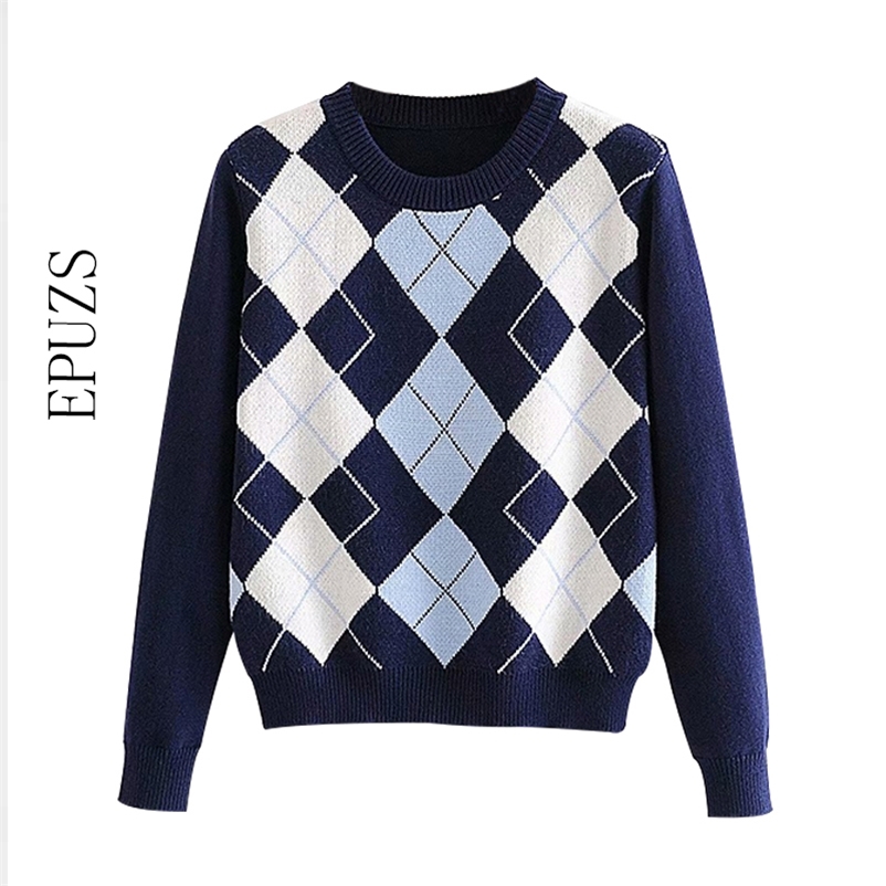 Women sweater pullover autumn diamond-shaped lattice women ladies chic cute top 210521, Gray
Women sweater pullover autumn diamond-shaped lattice women ladies chic cute top 210521, Gray