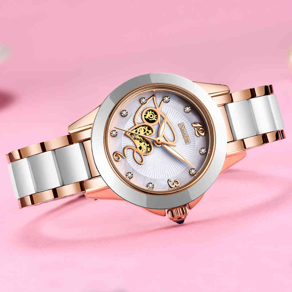 Relogio Feminino SUNKTA Women Watches Waterproof Top Brand Luxury Watch Women With Ceramics Metal Strap Relojes Para Mujer 210517, Sliver white
Relogio Feminino SUNKTA Women Watches Waterproof Top Brand Luxury Watch Women With Ceramics Metal Strap Relojes Para Mujer 210517, Sliver white