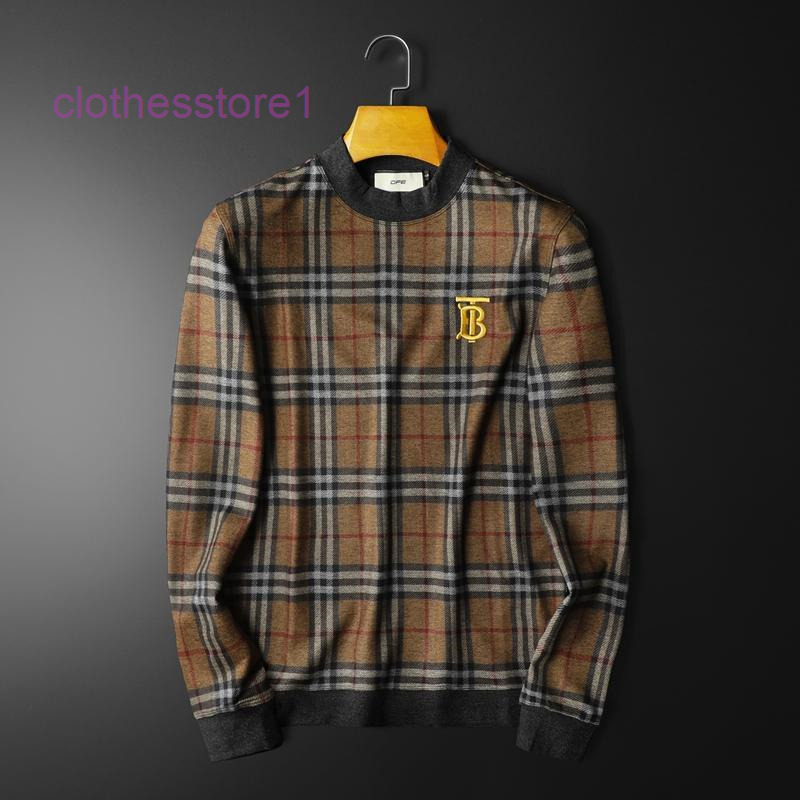 Fashion BBR Hoodie European and American foreign trade boutique trendy Plaid printed round neck sweater for men, Dark khaki
Fashion BBR Hoodie European and American foreign trade boutique trendy Plaid printed round neck sweater for men, Dark khaki