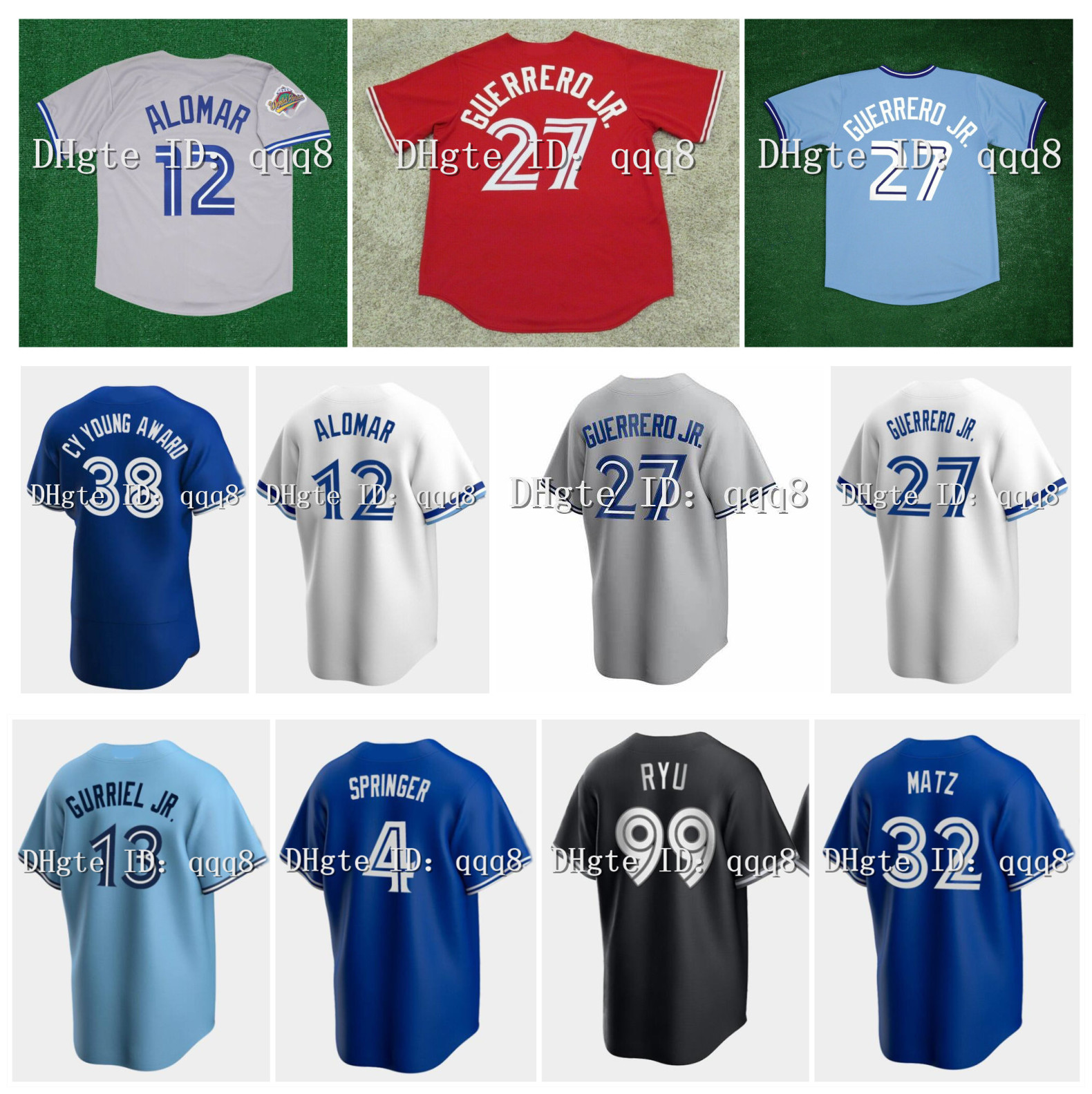 Bo Bichette Blue Baseball Jerseys Jays Vladamir Guerrero Jr George Springer Roberto Alomar Pearson Cavan Biggio Teoscar Hernandez Steven Matz Lourdes Gurriel Jr., Men
Bo Bichette Blue Baseball Jerseys Jays Vladamir Guerrero Jr George Springer Roberto Alomar Pearson Cavan Biggio Teoscar Hernandez Steven Matz Lourdes Gurriel Jr., Men