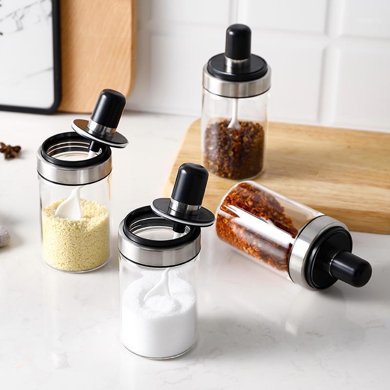 Storage Bottles & Jars Sealed Glass With Spoon Kitchen Seasoning Spices Sauce Container Box Pepper Salt Tank Organizer Tools1
Storage Bottles & Jars Sealed Glass With Spoon Kitchen Seasoning Spices Sauce Container Box Pepper Salt Tank Organizer Tools1