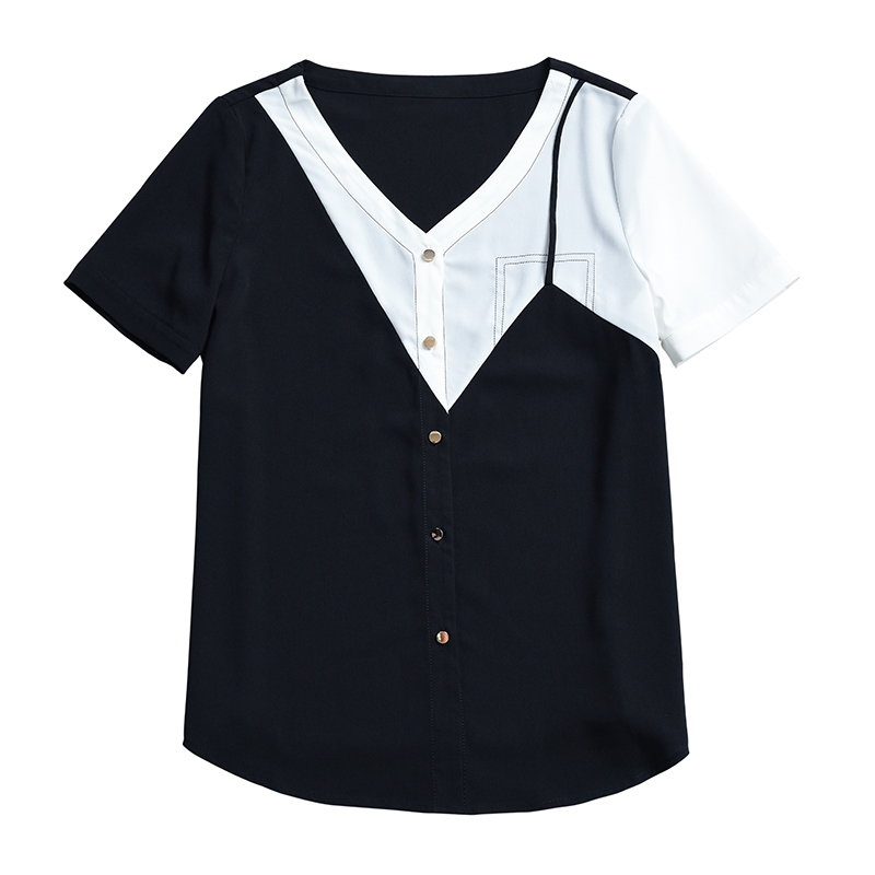 Summer Office Lady Shirts Korean Fashion Clothing Plus Size Womens Tops and Blouses Chiffon Blusas 10043 210506