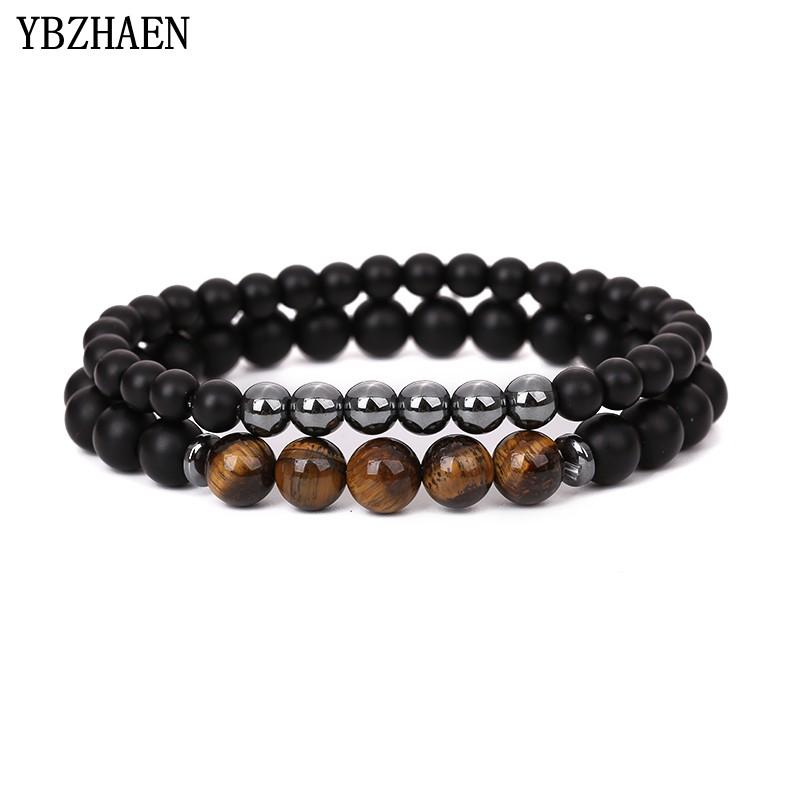 Beaded, Strands YBZHAEN 2pc/sets Natural Stone Bracelet Beaded Black Lava Beads Buddha For Women And Mens Men Jewelry Bijoux
Beaded, Strands YBZHAEN 2pc/sets Natural Stone Bracelet Beaded Black Lava Beads Buddha For Women And Mens Men Jewelry Bijoux