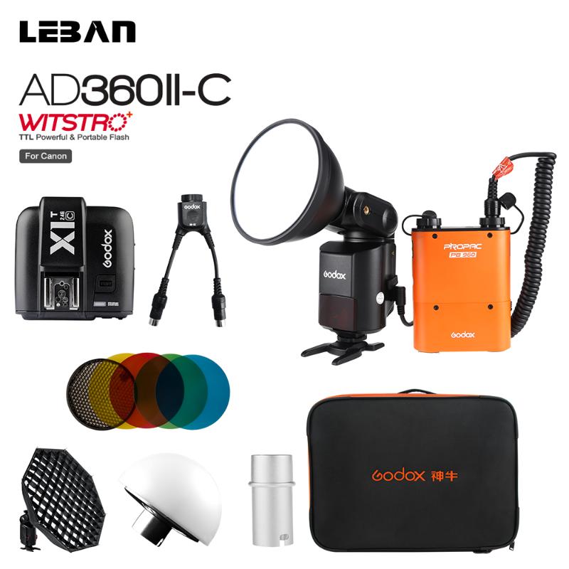 Godox AD360II-CL Outdoor Powerful Speedlite Flash + X1T-CL Transmitter PB960 Power Pack AD-S7 Softbox Carry Bag Kit Flashes
Godox AD360II-CL Outdoor Powerful Speedlite Flash + X1T-CL Transmitter PB960 Power Pack AD-S7 Softbox Carry Bag Kit Flashes