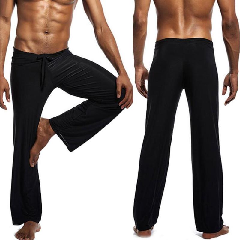 Men's Sleepwear Men Yoga Pants Casual Solid Color Low-waisted Drawstring Harajuku Sleep Bottoms Plus Size Running Jogging Sport Trousers For, Black;brown
Men's Sleepwear Men Yoga Pants Casual Solid Color Low-waisted Drawstring Harajuku Sleep Bottoms Plus Size Running Jogging Sport Trousers For, Black;brown