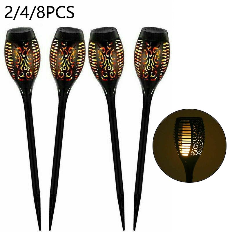 Interior&External Lights 2/4/8PCS Solar Light Flickering Flames Torch Lamps Outdoor Waterproof Landscape Decoration For Yard Garden Drop
Interior&External Lights 2/4/8PCS Solar Light Flickering Flames Torch Lamps Outdoor Waterproof Landscape Decoration For Yard Garden Drop