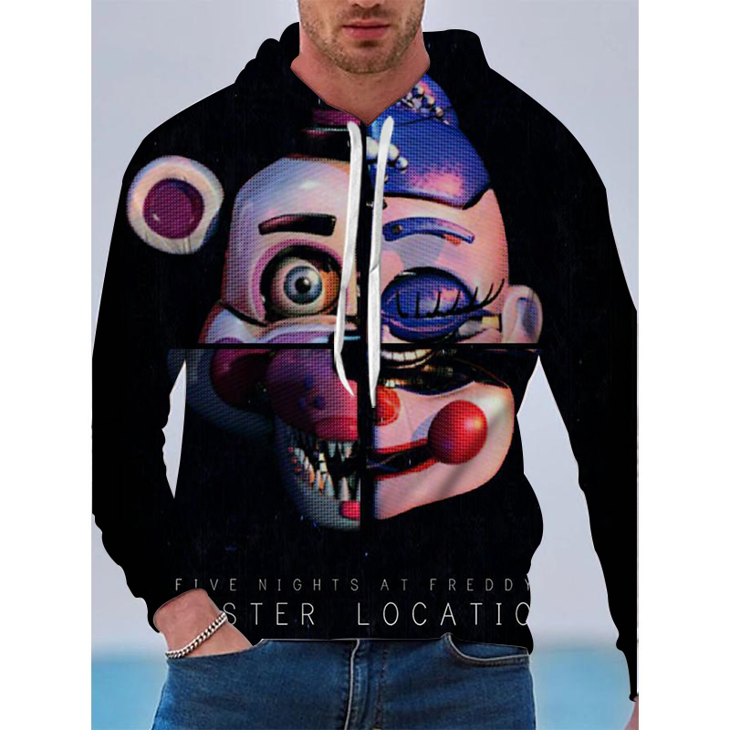 Halloween clown Pattern Men s 3D Printing Hoodie Visual Impact Party Top Punk Gothic Round Neck High Quality American Sweatshirt Hoodie, Black
Halloween clown Pattern Men s 3D Printing Hoodie Visual Impact Party Top Punk Gothic Round Neck High Quality American Sweatshirt Hoodie, Black