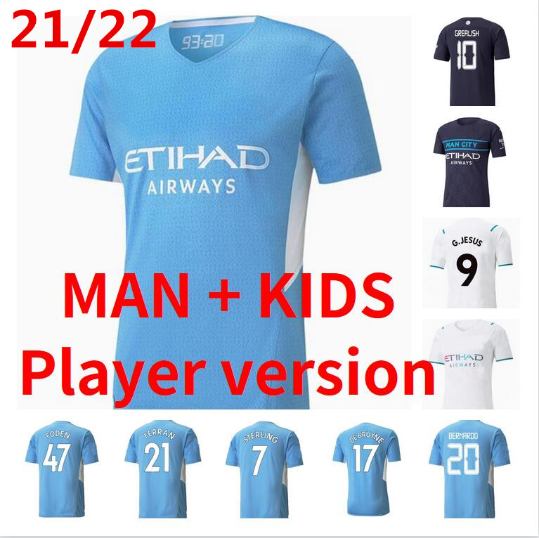 fans player version 21 22 GREALISH DE BRUYNE soccer jerseys home away 2021 2022 G. JESUS G.JESUS BERNARDO STERLING MAHREZ FERRAN RÚBEN man kids kit football shirt
fans player version 21 22 GREALISH DE BRUYNE soccer jerseys home away 2021 2022 G. JESUS G.JESUS BERNARDO STERLING MAHREZ FERRAN RÚBEN man kids kit football shirt