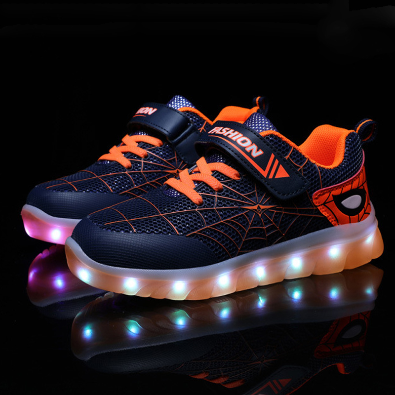 Size 26-37 Children Led Light Up Shoes Luminous Sneakers for Girls Kid USB Charging Glowing Casual Shoes Boys Hook Loop Sneakers, Black
Size 26-37 Children Led Light Up Shoes Luminous Sneakers for Girls Kid USB Charging Glowing Casual Shoes Boys Hook Loop Sneakers, Black