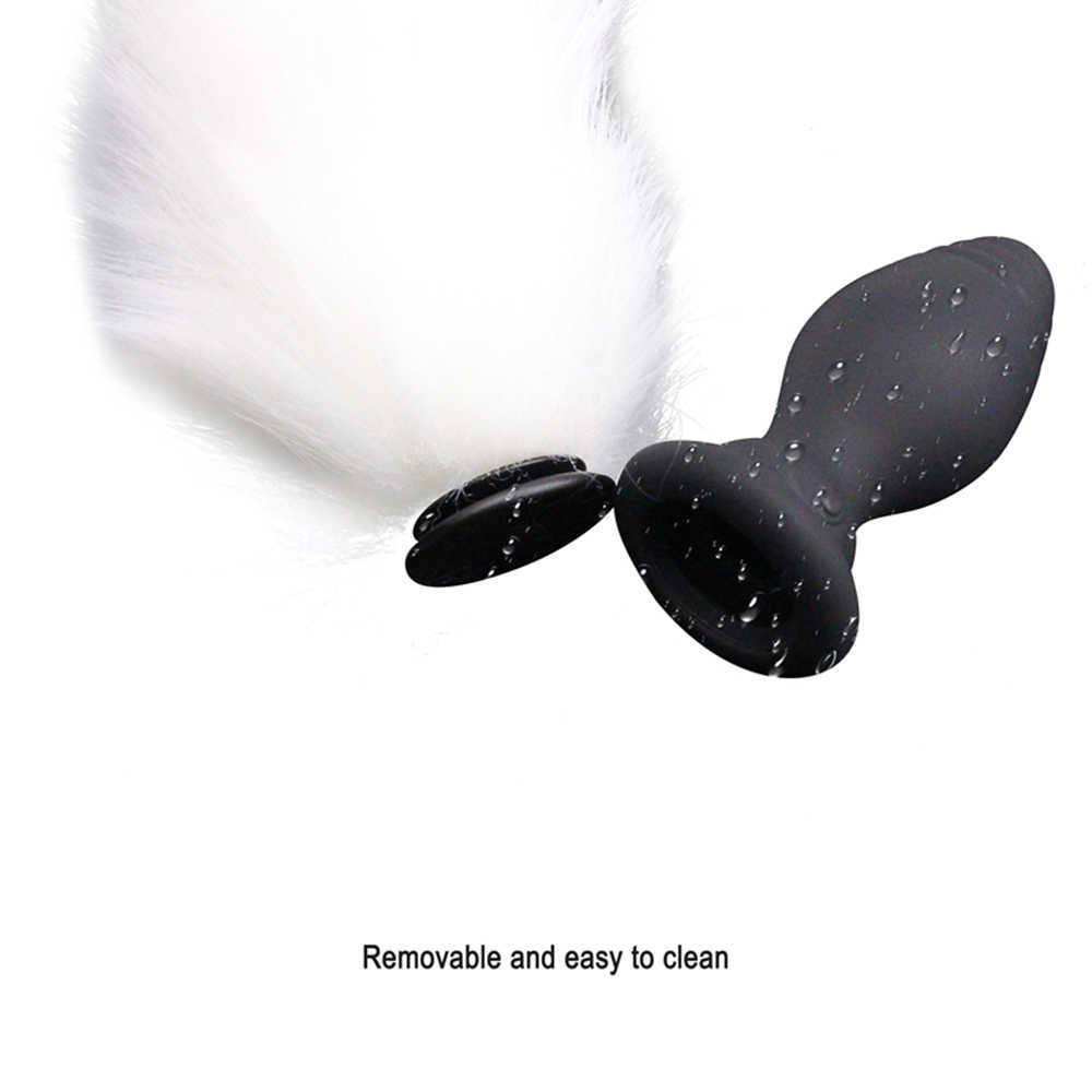 Wireless Remote Anal Plug Vibrator Sex Toy Vibrating Tail Butt Anus Dilator For Couples Adult Games Cosplay Accessories 211015