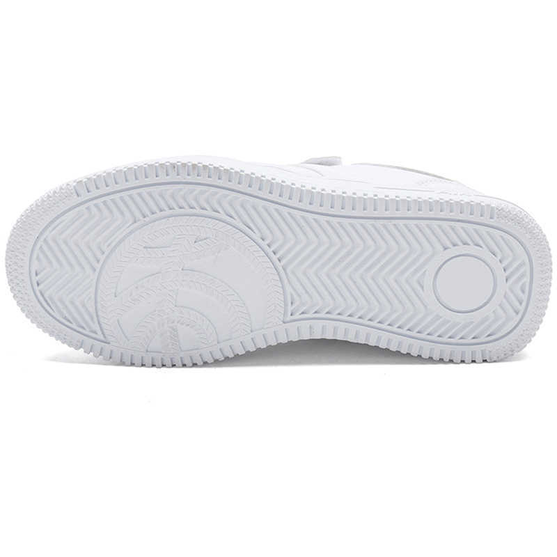 Boys Non-slip Fashion Sneakers Children Casual Shoes Boys Child Flats Kids Shoes Rubber Girls Students Unisex Walking Shoe White Y0809