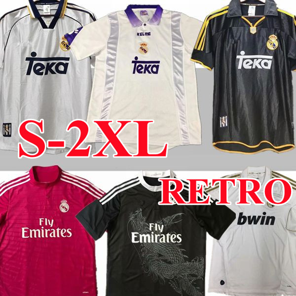 TOPS Retro 1997 1998 Real Madrid Soccer Jersey GUTI Ramos 13 14 15 16 17 RONALDO ZIDANE Beckham 1994 1996 RAUL Robinho 1999 2000 camiseta de fútboll, Black;yellow
TOPS Retro 1997 1998 Real Madrid Soccer Jersey GUTI Ramos 13 14 15 16 17 RONALDO ZIDANE Beckham 1994 1996 RAUL Robinho 1999 2000 camiseta de fútboll, Black;yellow