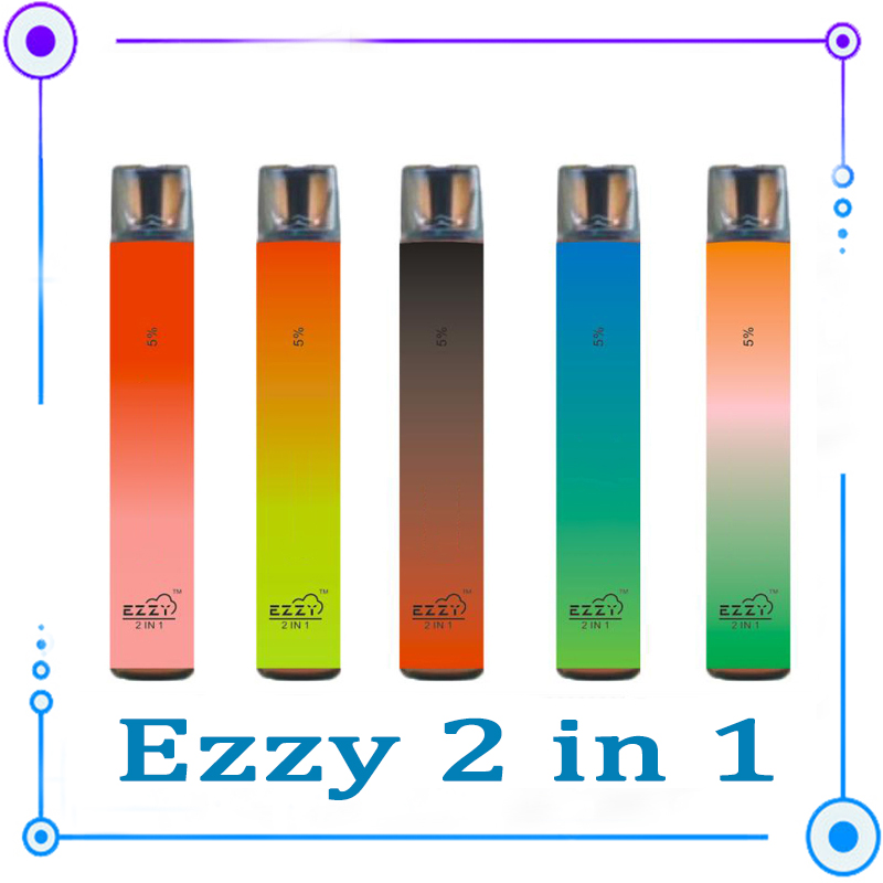 100% Original Ezzy 2 In 1 Disposable 900mah Batterry Vape Pen 6.5ml Pod 2000 Puffs VS Puff Double Air Bar Lux 0268181-1
100% Original Ezzy 2 In 1 Disposable 900mah Batterry Vape Pen 6.5ml Pod 2000 Puffs VS Puff Double Air Bar Lux 0268181-1
