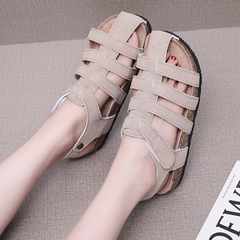 Sandals 2021 Autumn Beach Gladiator Cork Summer Non-slip Cut-outs Outside Sandalias Shoe High Quality, Beige
Sandals 2021 Autumn Beach Gladiator Cork Summer Non-slip Cut-outs Outside Sandalias Shoe High Quality, Beige