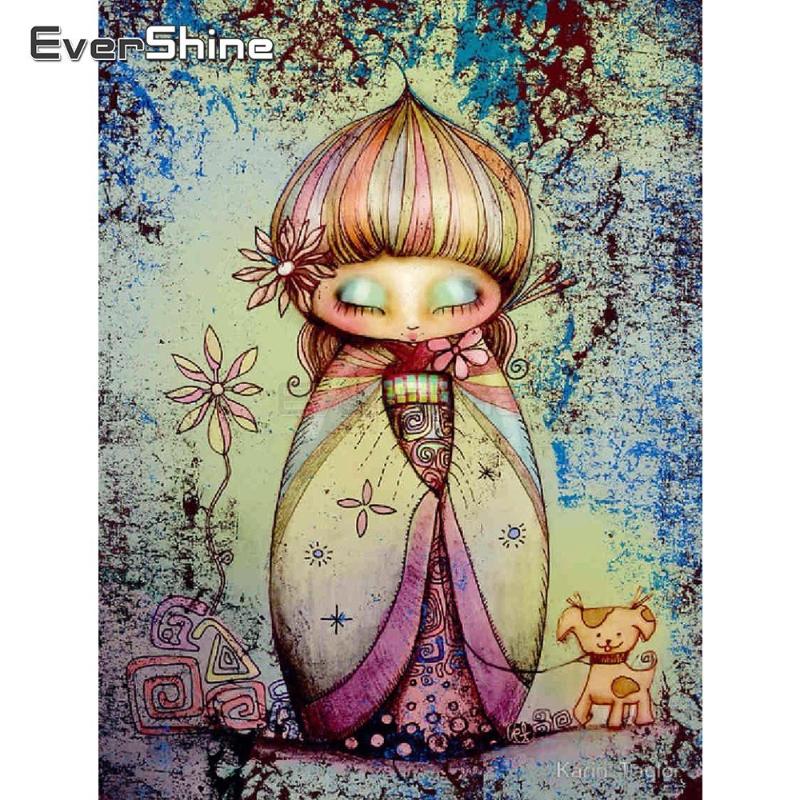 Diamond Painting EverShine Embroidery Girl 5D Full Drill Square Rhinestones Cartoon Cross Stitch Mosaic Art Kits
Diamond Painting EverShine Embroidery Girl 5D Full Drill Square Rhinestones Cartoon Cross Stitch Mosaic Art Kits