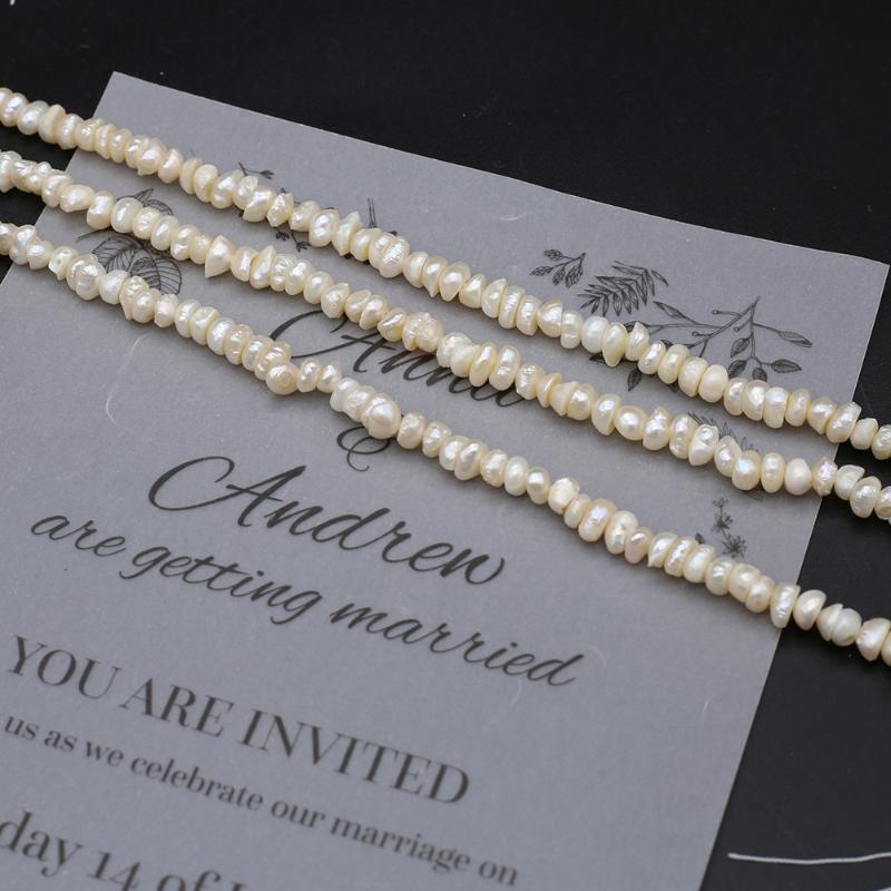 Other Natural Freshwater Flat Piece Of Double-sided Glossy Pearl Beads 4-5mm For Jewelry MakingDIY Necklace Accessories Gift 36CM 3PCS
Other Natural Freshwater Flat Piece Of Double-sided Glossy Pearl Beads 4-5mm For Jewelry MakingDIY Necklace Accessories Gift 36CM 3PCS
