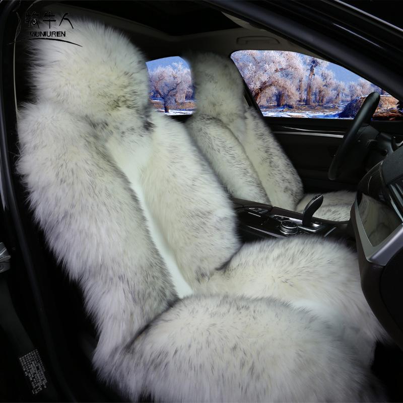 Car Seat Covers Natural Australian Wool Cover Winter Warm Cushion Universal 1 Piece Front Auto Interior Accessories
Car Seat Covers Natural Australian Wool Cover Winter Warm Cushion Universal 1 Piece Front Auto Interior Accessories