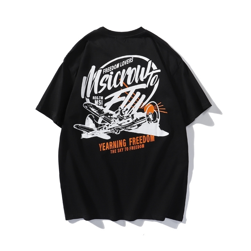 IEFB Fashion Short Sleeve T-shirt For Men Couple Loose Round Neck Tops Men's Half Sleeve Summer Hip-hop Casual Top 9Y5163 210524