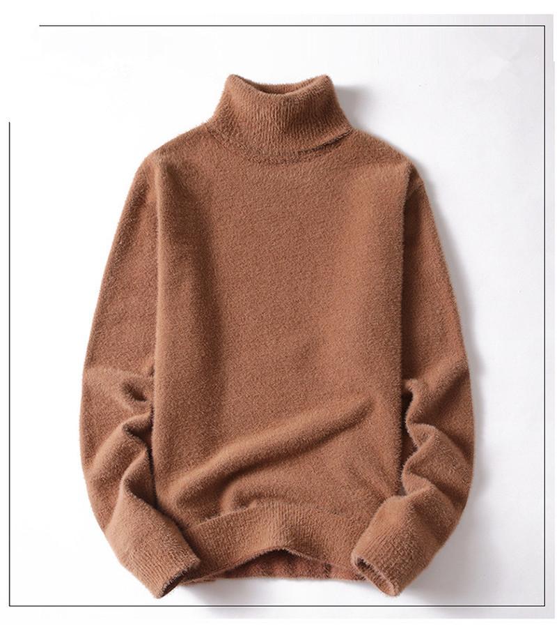 Men's Sweaters Winter 2022 Male Fat Man Plus Size Imitation Mink Velvet Thick Warm High-neck Sweater Men, Black
Men's Sweaters Winter 2022 Male Fat Man Plus Size Imitation Mink Velvet Thick Warm High-neck Sweater Men, Black