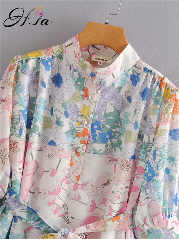 Hsa Elegant Applique Mini Dresses for Women Summer Short Sleeve Sashes Ruffles Dress Lady Casual Simplicity Dress Boho 210716