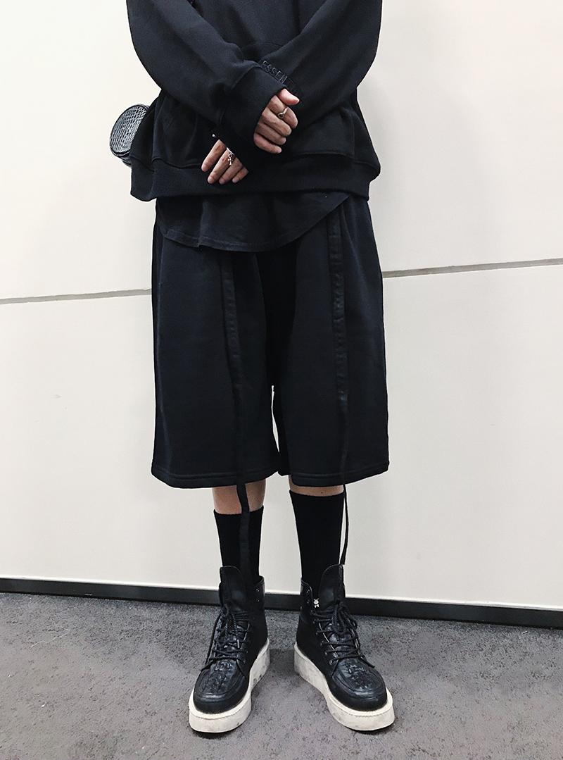 Cropped Pants Men's Summer Loose Trend Tide Brand Ins Harlan Sports 7 Points Casual Shorts