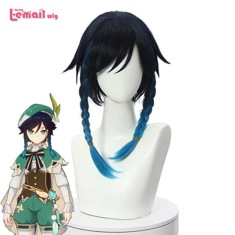 L-email wig Genshin Impact Venti Cosplay Wig Ombre Blue Wigs with Braids Ponytails Bangs Synthetic Hair Venti Cosplay Wig, Multi color
L-email wig Genshin Impact Venti Cosplay Wig Ombre Blue Wigs with Braids Ponytails Bangs Synthetic Hair Venti Cosplay Wig, Multi color