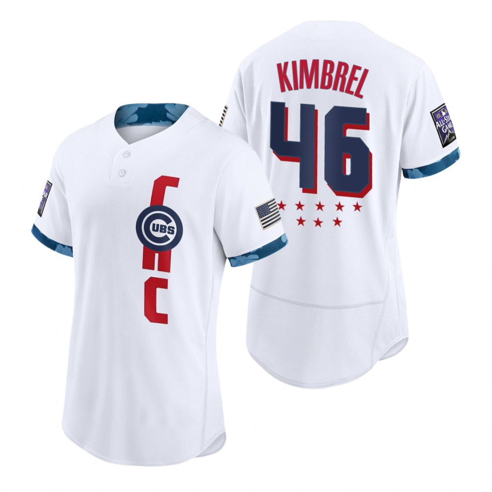 ChicagoCubs #17 Kris Bryant 46 Craig Kimbrel Men Women Youth 2021 All-Star GameReplicaAuthentic Custom White Jersey, Black
ChicagoCubs #17 Kris Bryant 46 Craig Kimbrel Men Women Youth 2021 All-Star GameReplicaAuthentic Custom White Jersey, Black