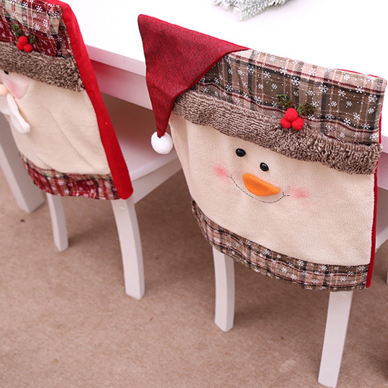 Chair cover Christmas Santa covers for Decor Home Decorations Ornaments Supplies Dinner Table DHL free DH0240 Free shipping