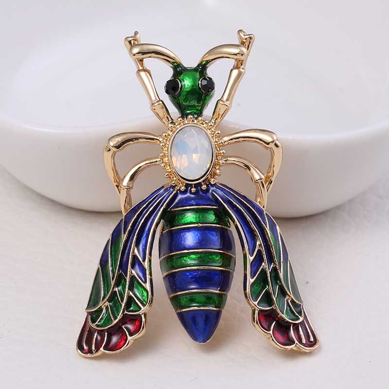 Pins, Brooches Beadsland Alloy Inlaid Rhinestone Brooch Honeybee Modeling Fashionable High-end Clothing Accessories Pin Woman Gift MM-552
Pins, Brooches Beadsland Alloy Inlaid Rhinestone Brooch Honeybee Modeling Fashionable High-end Clothing Accessories Pin Woman Gift MM-552