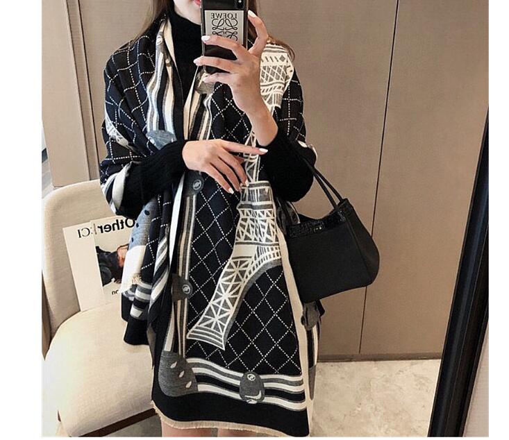 2021 European and American autumn and winter new tower double-sided cashmere printed scarf ladies thickened warm bib shawl wholesale, Blue;gray
2021 European and American autumn and winter new tower double-sided cashmere printed scarf ladies thickened warm bib shawl wholesale, Blue;gray